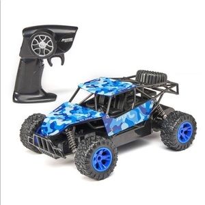 ADVENTURE FORCE METAL RACER CAMO BLUE W/REMOTE
